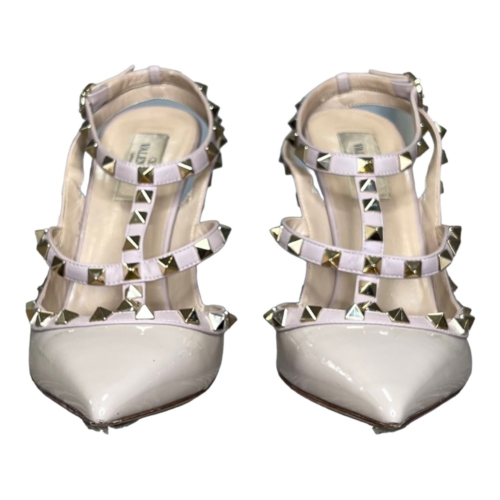 Valentino Garavani Rockstud Caged Pointed Toe Heels - Picture 6 of 13